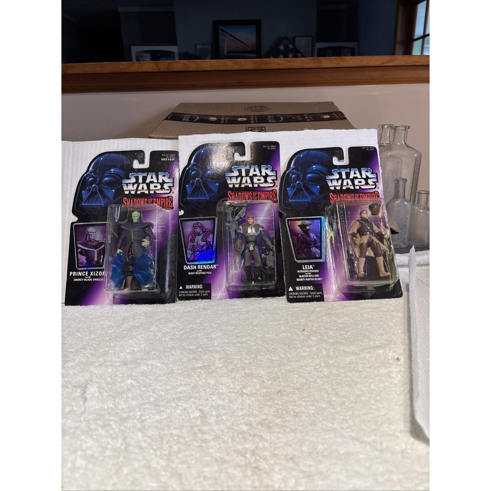 Star Wars Action Figure Lot of (5) Hasbro Shadows Of The Empire New Sealed